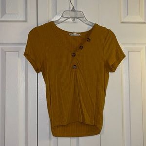 Burnt Yellow Fit Tee